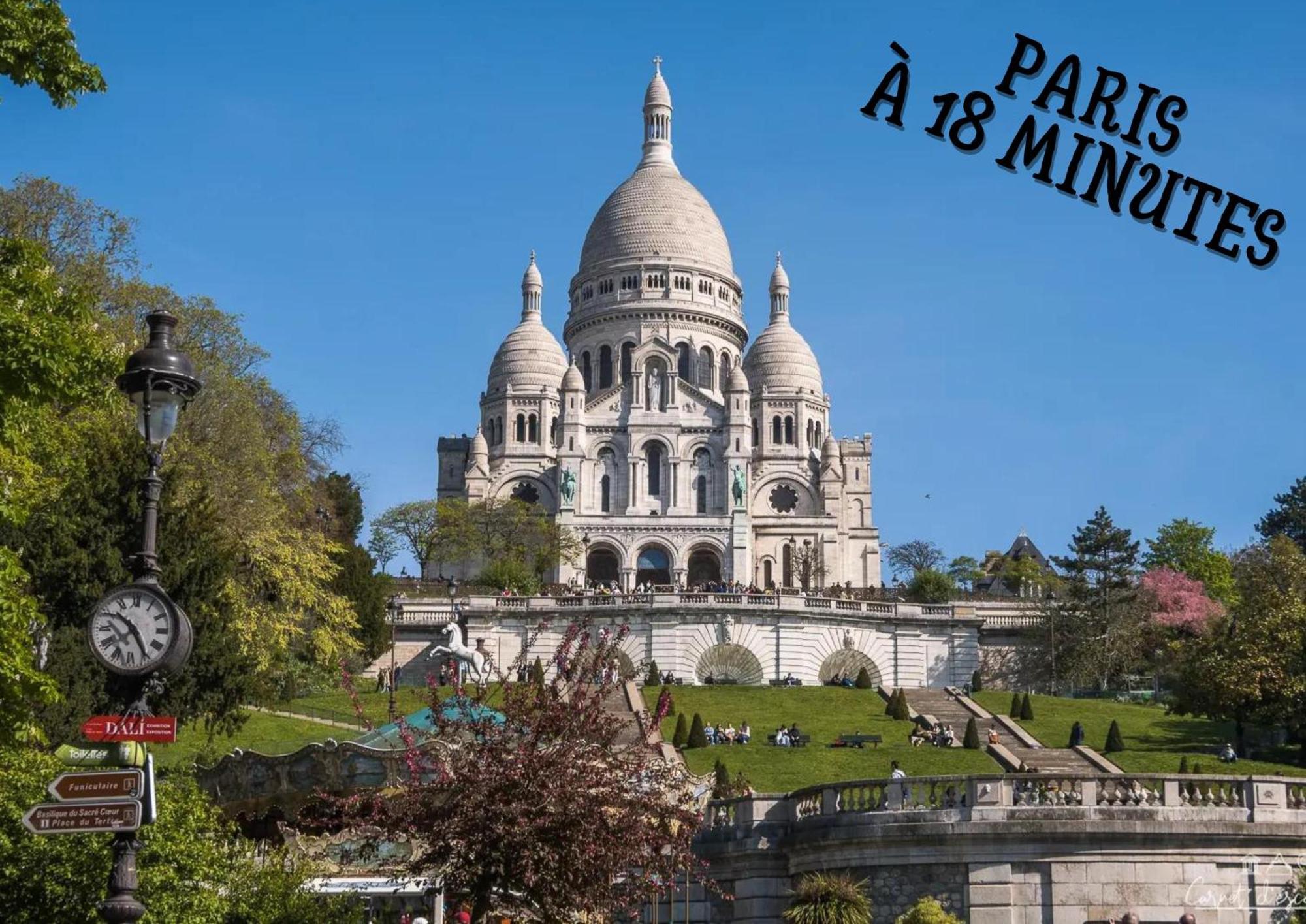 Calme Absolu, Terrasse Et Parking Entre Paris Et Disney Vaires-sur-Marne Екстериор снимка